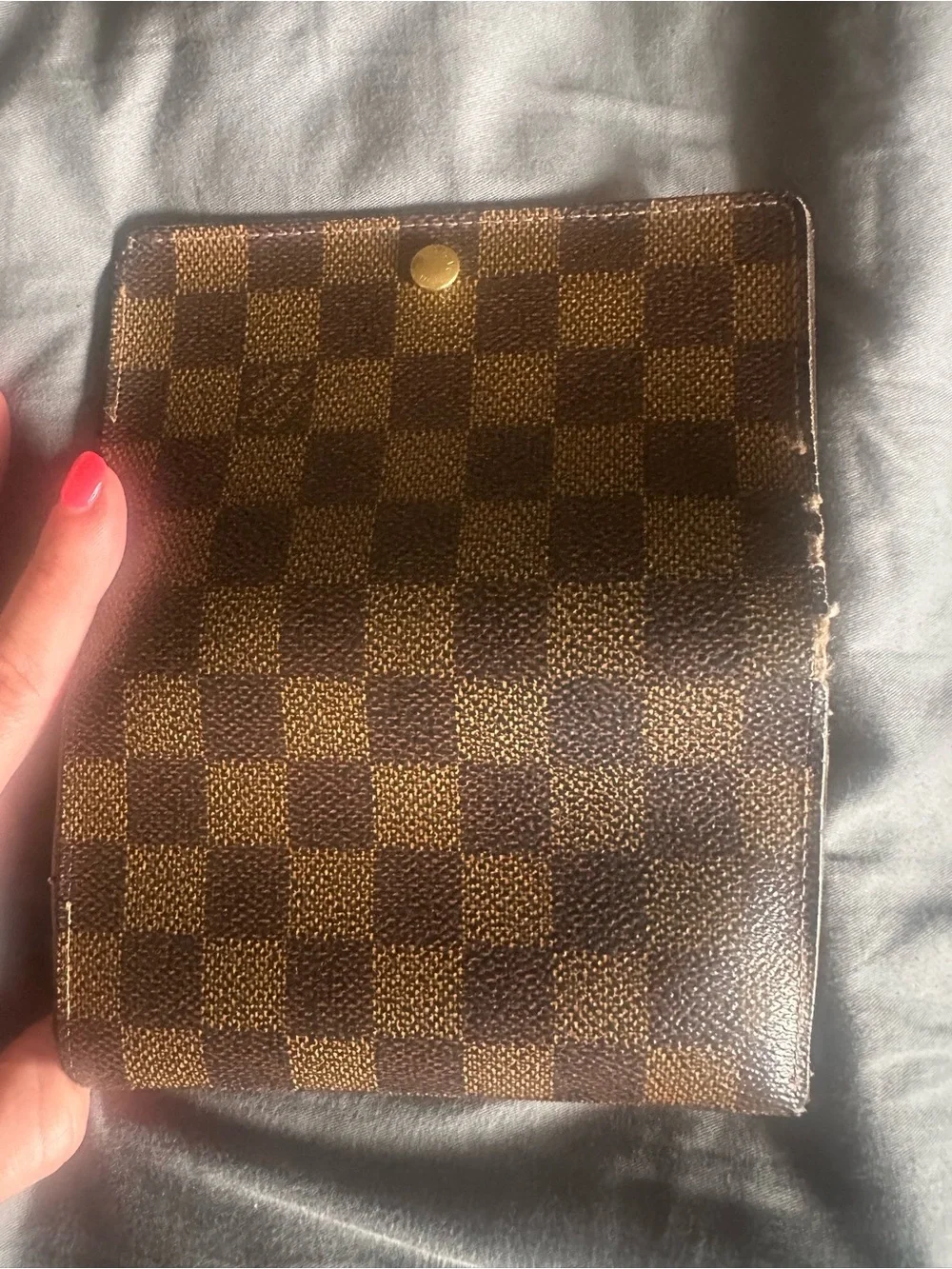 Louis Vuitton Damier Ebene Brown Checkered Wallet - Picture 8 of 10